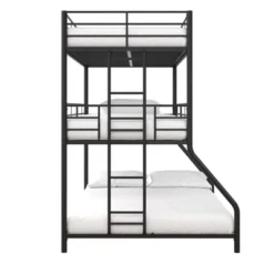 Twin/Twin/Full Zeke Triple Metal Bunk Bed - Room & Joy -Kids’ Furniture Store GUEST a46edc38 0d62 486a 8d44 6af48377799a