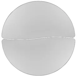 Emma And Oliver 2 Piece 47.5" Circle Wave Collaborative Grey Adjustable Activity Table Set -Kids’ Furniture Store GUEST a5b82d68 839d 4eb6 a953 3af68d538422