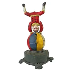 Design Toscano Spinning Acrobat Clown On Globe Authentic Iron Mechanical Bank 7 Design Toscano Spinning Acrobat Clown On Globe Authentic Iron Mechanical Bank -Kids’ Furniture Store GUEST a64e3499 0363 470b 94a6 b55b7d17adc2