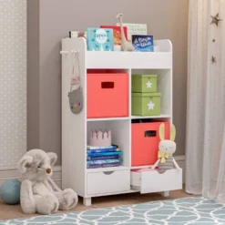 Kids' Book Nook Cubby Storage Cabinet With Bookrack - RiverRidge Home -Kids’ Furniture Store GUEST a72da737 c532 4a78 ad1b b4892bd869fd