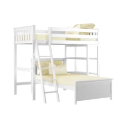 Max & Lily L-Shaped Twin Over Twin Bunk Bed With Bookcase 11 Max & Lily L-Shaped Twin Over Twin Bunk Bed With Bookcase -Kids’ Furniture Store GUEST a88b0d97 c396 49ba 8bff 157cef7d55a5