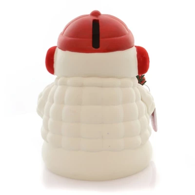 Bank Snowpinion Frozen Assets - 6.75 Inches - Christmas Snowman Department 56 - 4051105 - Porcelain - Off-White 1 Bank Snowpinion Frozen Assets - 6.75 Inches - Christmas Snowman Department 56 - 4051105 - Porcelain - Off-White