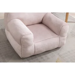 Kid's Velvet Upholstered Accent Chair, Memory Sponge Stuffed Bean Bag Chair-ModernLuxe -Kids’ Furniture Store GUEST aa27f896 6028 4f9d 85c6 cda3a52793ad