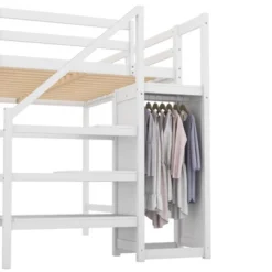 Full Size Loft Bed With Built-in Storage Wardrobe And Stairs-ModernLuxe 18 Full Size Loft Bed With Built-in Storage Wardrobe And Stairs-ModernLuxe -Kids’ Furniture Store GUEST aa8033ee 809d 4c1f b8db 24889f98bb2f