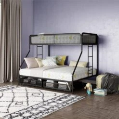 Twin Over Full Jeremy Bunk Bed With Storage Drawers Black - Room & Joy 18 Twin Over Full Jeremy Bunk Bed With Storage Drawers Black - Room & Joy -Kids’ Furniture Store GUEST aaafbfd0 a9cd 4cad a025 75fd0231fba1