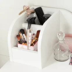 Vito Makeup Desk With Drawer Pure White/Pink - South Shore -Kids’ Furniture Store GUEST ab008179 180c 4a56 8396 cec817f22349