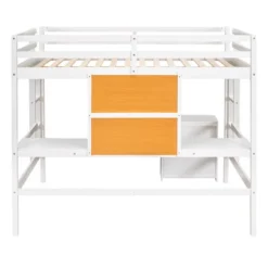 Wooden Loft Bed With Desk, Writing Board And 2 Drawers Cabinet - ModernLuxe 15 Wooden Loft Bed With Desk, Writing Board And 2 Drawers Cabinet - ModernLuxe -Kids’ Furniture Store GUEST ab7790c0 6819 4c9c ae41 2c0af7a9d1e2