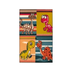 Dinoventure Dinosaurs Non-Slip Kids Playroom Decor Washable Indoor Area Rug By Blue Nile Mills -Kids’ Furniture Store GUEST ac46ddae 7dab 4979 ad9b 35af57d22943