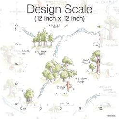 Winnie The Pooh 100 Acre Wood Map Peel And Stick Wallpaper - RoomMates -Kids’ Furniture Store GUEST ad4971f9 0381 4536 b5b2 47299cf77ec3