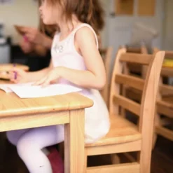 ECR4Kids Three Rung Ladderback Chair, Classroom Seating, Natural, 2-Pack -Kids’ Furniture Store GUEST aee9c682 1905 4ab4 b198 2960dd48ccb7