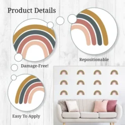Neutral Rainbows Wall Decor - Decalcomania -Kids’ Furniture Store GUEST aef7aee4 82b0 45dd 8d59 b003093b140f