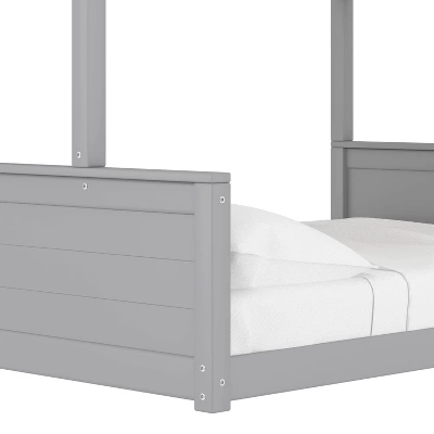 Twin Over Full Capri Wood Bunk Bed Gray - Hillsdale Furniture 12 Twin Over Full Capri Wood Bunk Bed Gray - Hillsdale Furniture - Image 12