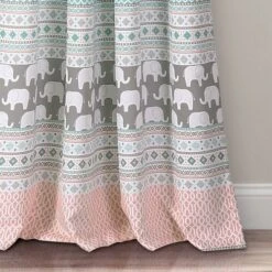 Elephant Striped Window Curtain Panels - Lush Décor -Kids’ Furniture Store GUEST b0cf3ca2 bc79 4cc5 8ab3 d66760cd5c36