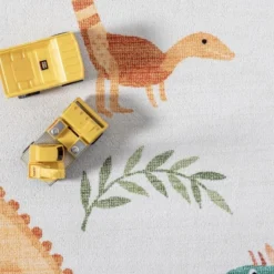 NuLOOM Eamon Dinosaur Machine Washable Kids Area Rug -Kids’ Furniture Store GUEST b1945f3e ffdd 4c7e bbae 66dc28a4dd1a