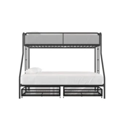 Twin Over Full Jeremy Bunk Bed With Storage Drawers Black - Room & Joy 12 Twin Over Full Jeremy Bunk Bed With Storage Drawers Black - Room & Joy -Kids’ Furniture Store GUEST b2ebd7ee 3d8a 4db3 9f38 18a6f276a81a