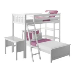Max & Lily L-Shaped Twin Over Twin Bunk Bed With Bookcase And Desk -Kids’ Furniture Store GUEST b3a82fef 0517 4289 866b 7d8b63c13af4