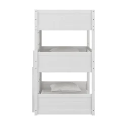 Twin Capri Wood Triple Bunk Bed White - Hillsdale Furniture -Kids’ Furniture Store GUEST b3d9c45d 10e3 41b8 beba 5d788f9b66d5
