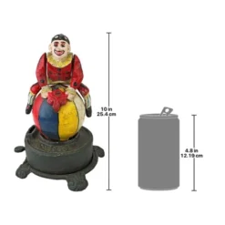 Design Toscano Spinning Acrobat Clown On Globe Authentic Iron Mechanical Bank 9 Design Toscano Spinning Acrobat Clown On Globe Authentic Iron Mechanical Bank -Kids’ Furniture Store GUEST b591cc37 9d7d 4649 9ed9 e715a20d4979