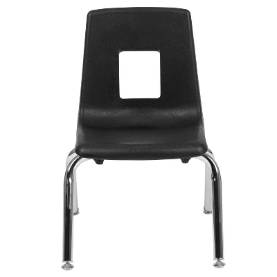 Emma And Oliver Student Stack School Chair - 12-inch 2 Emma And Oliver Student Stack School Chair - 12-inch - Image 2