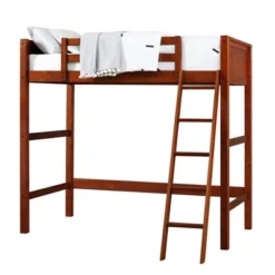 Twin Houston Kids' Wooden Loft Bed With Ladder - Room & Joy -Kids’ Furniture Store GUEST b6563314 1167 43b2 af28 b50261cd003b