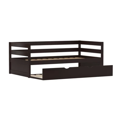 Twin Kids' Caspian Daybed With Trundle Chocolate - Hillsdale Furniture 9 Twin Kids' Caspian Daybed With Trundle Chocolate - Hillsdale Furniture - Image 9