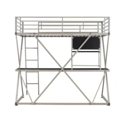 Zachary Loft Bed Pewter - Powell -Kids’ Furniture Store GUEST b6e8f697 db18 417e 85f1 b56da928430f