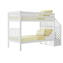 Max & Lily Twin Over Twin Staircase Bunk Bed -Kids’ Furniture Store GUEST b6ed9235 3606 45df a9d3 8b67c53cf35f