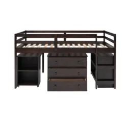 Low Twin Loft Bed With Cabinet And Rolling Portable Desk - ModernLuxe -Kids’ Furniture Store GUEST b762ae18 fb72 457f a658 f00275f2ff4a
