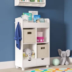 Kids' Book Nook Cubby Storage Cabinet With Bookrack - RiverRidge Home -Kids’ Furniture Store GUEST b8381782 6b6c 48b1 b3c2 bb02b7ca4b28