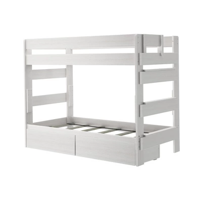 Max & Lily Farmhouse Twin Over Twin Bunk Bed With Storage Drawers 6 Max & Lily Farmhouse Twin Over Twin Bunk Bed With Storage Drawers - Image 6