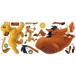 Roommates The Lion King Peel And Stick Giant Wall Decal