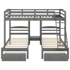 Full Over Twin & Twin Bunk Bed, Gray - ModernLuxe -Kids’ Furniture Store GUEST bad49588 8cfb 4daf b1fa 17fb428720eb