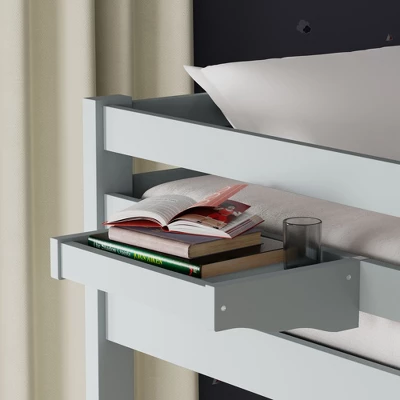 Glenwillow Home Arca Solid Wood Twin Over Twin Bunk Bed 2 Glenwillow Home Arca Solid Wood Twin Over Twin Bunk Bed - Image 2