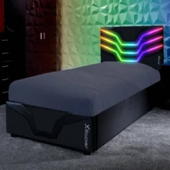 Twin Cosmos RGB Gaming Bed Black - X Rocker -Kids’ Furniture Store GUEST bd59f6d3 b0db 4c12 b8f5 1d069edb58bc