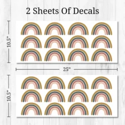 Neutral Rainbows Wall Decor - Decalcomania -Kids’ Furniture Store GUEST beaa986d 97b0 4e48 bc09 455e3c25e94b