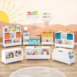 Kids' Catch-All Storage Bench White - RiverRidge Home -Kids’ Furniture Store GUEST beb34830 1b1f 4f50 9585 c98390a1b91d