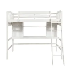 Twin Size Loft Bed With Storage Shelves, Desk And Ladder - ModernLuxe 11 Twin Size Loft Bed With Storage Shelves, Desk And Ladder - ModernLuxe -Kids’ Furniture Store GUEST bef7444e 8f49 4e69 88c3 4ba83631e973