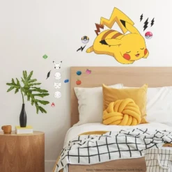 Pokemon Sleeping Pikachu Giant Peel And Stick Wall Decals - RoomMates -Kids’ Furniture Store GUEST c0022eb3 292b 4a64 beba 96026cdf47b9