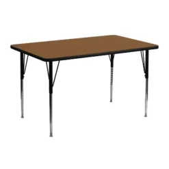 Emma And Oliver 24x48 Rectangle HP Laminate Adjustable Activity Table -Kids’ Furniture Store GUEST c01e8887 2071 4ad2 b82a 0392c8108ee1 1