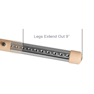 Emma And Oliver 45" Round Natural Plastic Height Adjustable Activity Table - School Table For 4 4 Emma And Oliver 45" Round Natural Plastic Height Adjustable Activity Table - School Table For 4 - Image 4