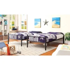 HOMES: Inside + Out Twin Over Twin Kids' Dero Bed Black - IoHOMES -Kids’ Furniture Store GUEST c1712e82 3c2d 45f3 b7be 09e88a3dd7be