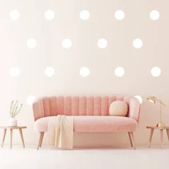 Polka Dots Wall Decor White - Decalcomania -Kids’ Furniture Store GUEST c1ba1042 6108 498c aa39 69f0df0b9aa2