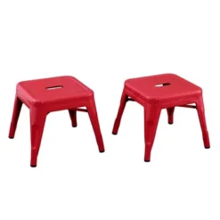 Harper & Hudson Set Of 2 Kids' Metal Stools - ACEssentials -Kids’ Furniture Store GUEST c2a5909e 59b6 4b75 af9c 669d587d4322