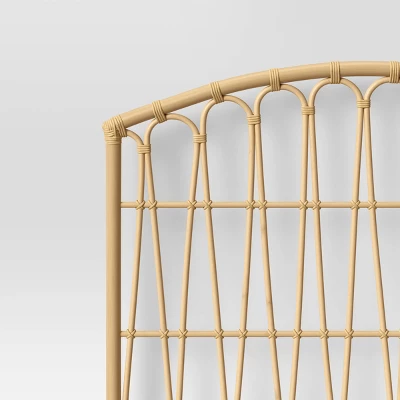 Twin Rattan Kids' Headboard Natural - Pillowfort™ 2 Twin Rattan Kids' Headboard Natural - Pillowfort™ - Image 2