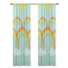 48"x84" Rainbow Clouds Window Panel Pair Curtains - Kidz Mix