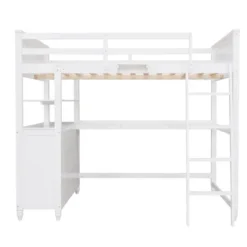 Full Size Wooden Loft Bed With Drawers, Shelves And Desk - ModernLuxe -Kids’ Furniture Store GUEST c3992a1b 9260 46e7 91e0 03c2c94843ca