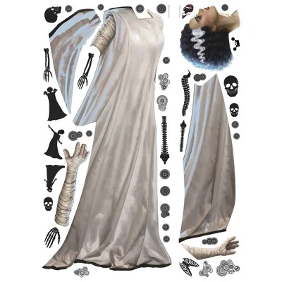 Classic Monsters Bride Of Frankenstein Giant Peel & Stick Wall Decals - RoomMates 1 Classic Monsters Bride Of Frankenstein Giant Peel & Stick Wall Decals - RoomMates