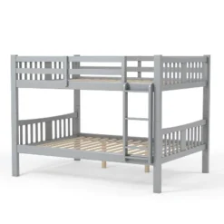 HOMES: Inside + Out Twin Over Twin Kids' Clare Bunk Bed Gray - IoHOMES -Kids’ Furniture Store GUEST c5b7187d f46a 4646 a2d4 c70645f4b948