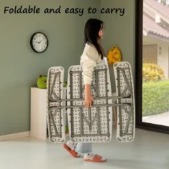 Foldable White Kids' Picnic Table Bench Outdoor Portable Children's Backyard Table, Crafting, Dining, And Playtime Patio Table -Kids’ Furniture Store GUEST c61af9f0 a343 47dc 9dea d685adc1c925