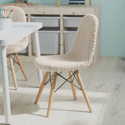 Merrick Lane Set Of 2 Children's Lyon Faux Shearling Accent Chairs, Modern Accent Chair For Bedroom, Entryway, And Living Room 1 Merrick Lane Set Of 2 Children's Lyon Faux Shearling Accent Chairs, Modern Accent Chair For Bedroom, Entryway, And Living Room